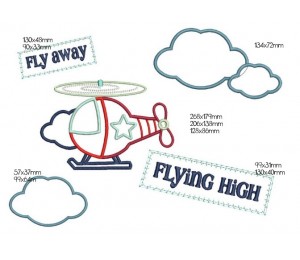 Stickserie - Helicopter Satin Appli